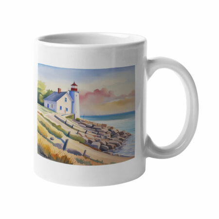 Beaver Island, Michigan Historical Watercolor Mug #1