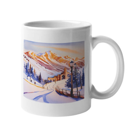 Salt Lake City, Utah Local Historical Watercolor Mug #5 - 2002 Winter Olympics